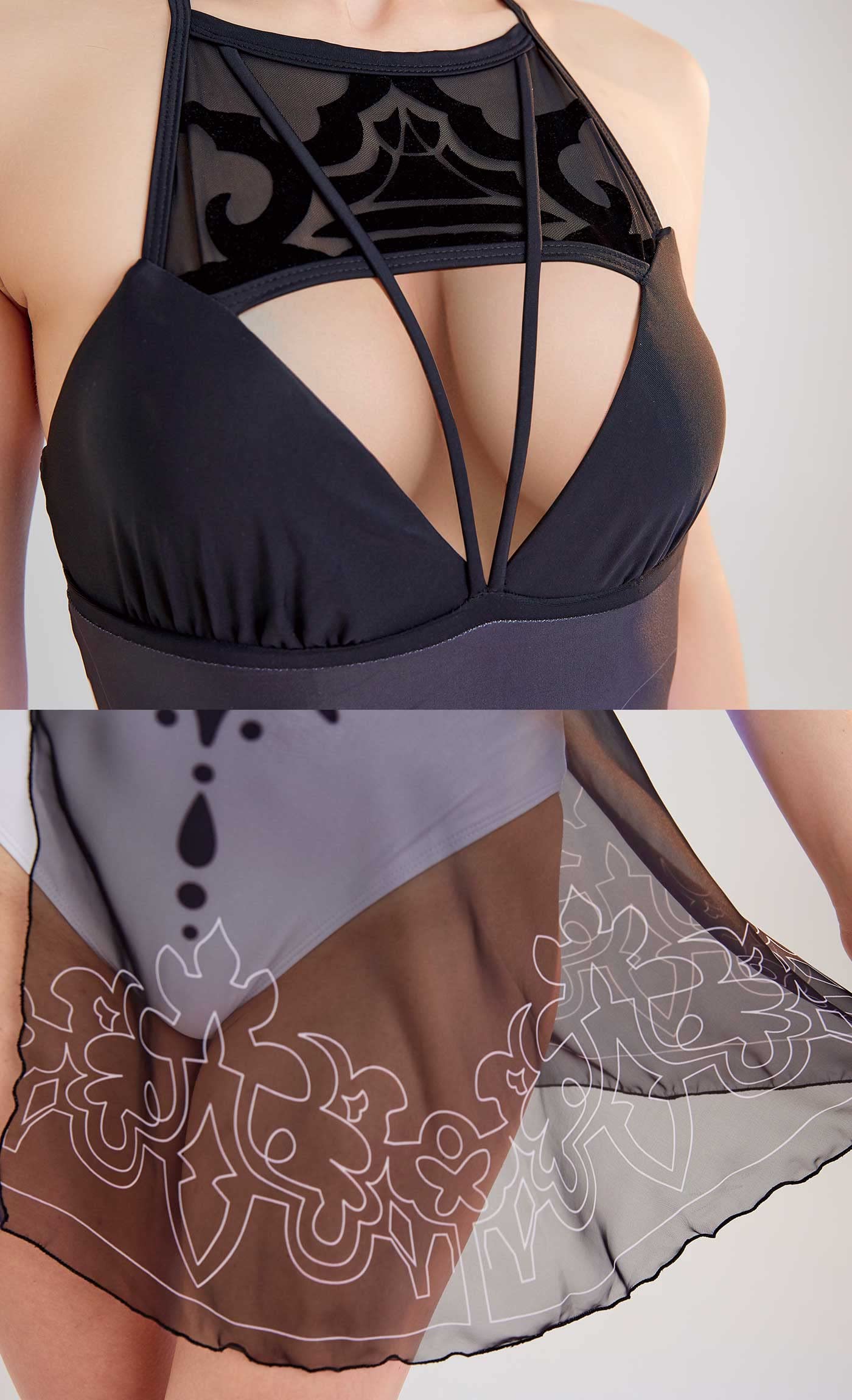 Haikyuu Costume da Bagno Intero da Donna, Stile Anime Kawaii, Costume da Bagno per Cosplay