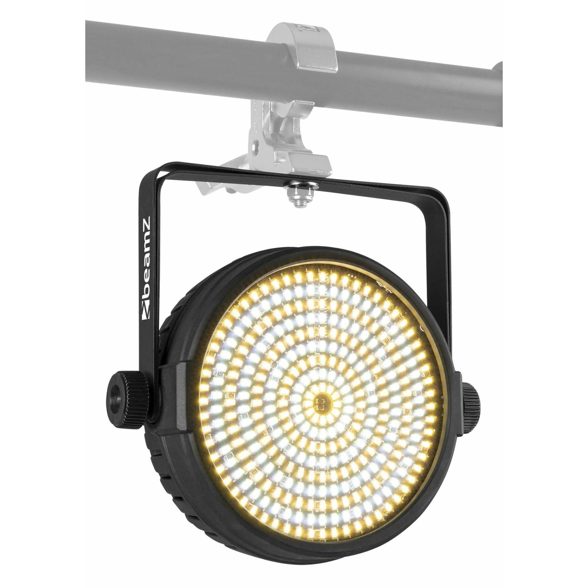 Stroboscoop - BeamZ BT430 stroboscoop lamp - 324 LED's - Warm wit en koud witte LED's - DMX en afstandsbediening (151.341)