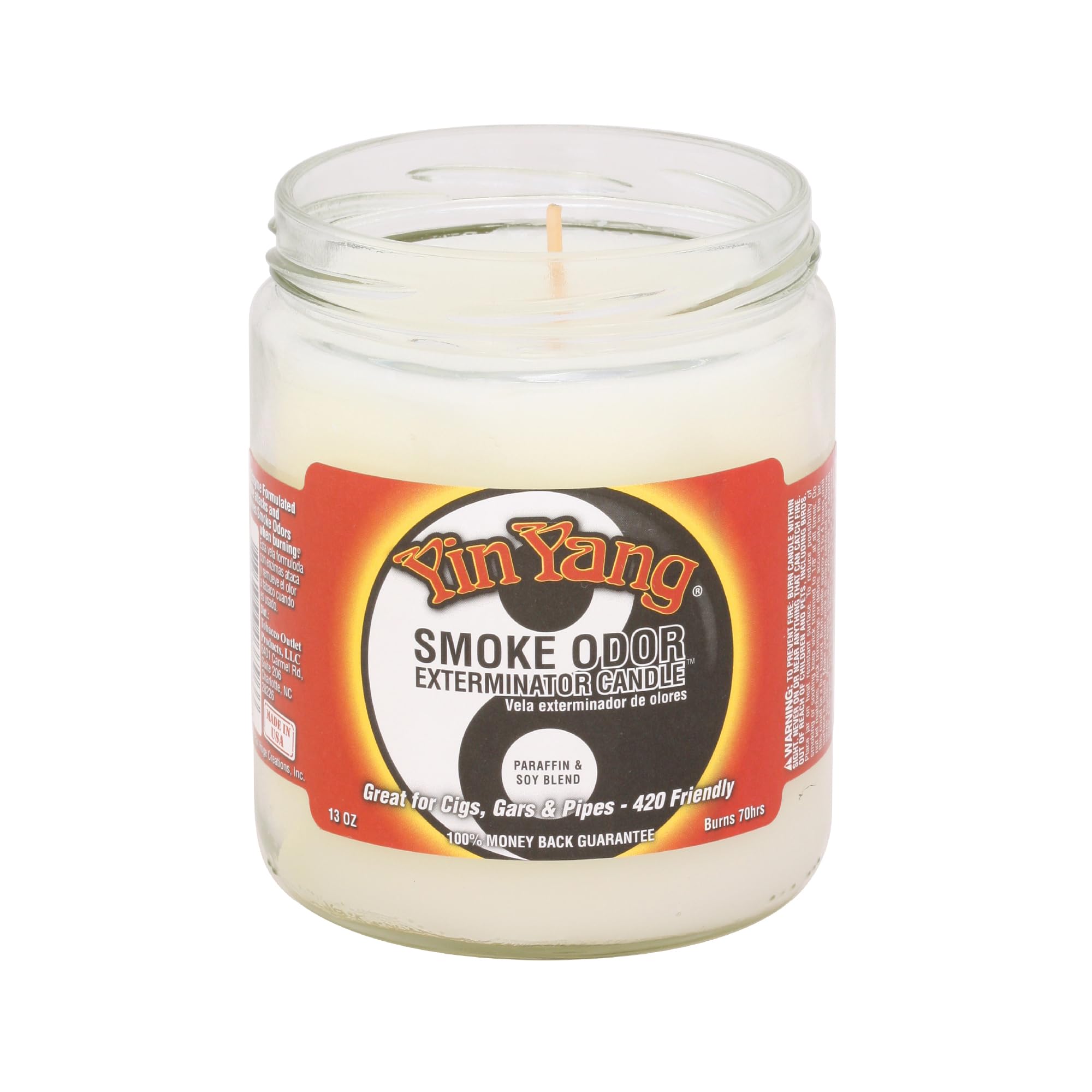 AOOVOO Bougie Parfumée Agrumes Citron - Élimine 95% Des Odeurs Animaux Fumée Cuisine - Cire De Soja Naturelle