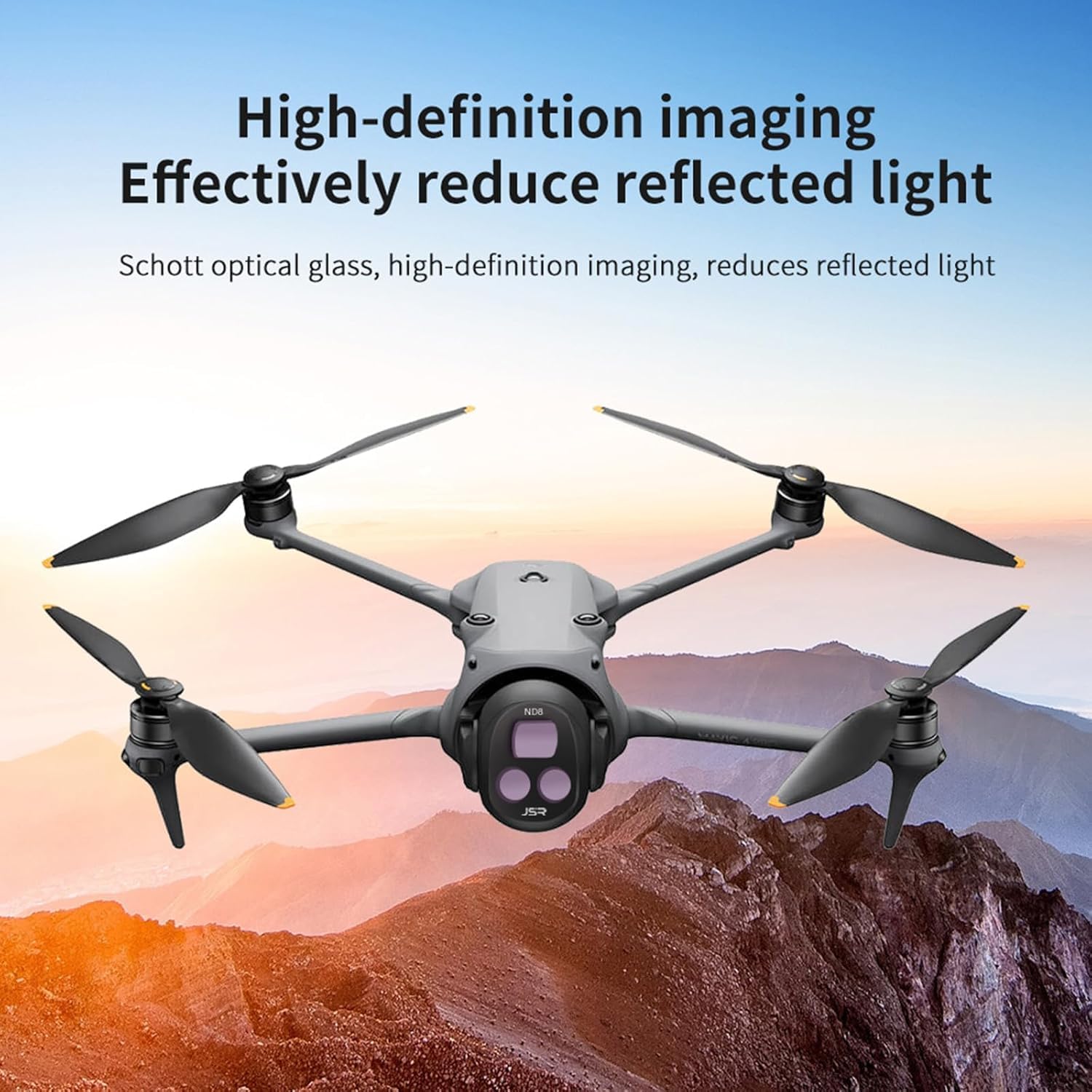 Kit de filtro de lente para DJI Mavic 4 Pro, filtro UV CPL GND ND, protector resistente al aceite, impermeable, Mavic 4 Pro, accesorios de fotografía (ND8PL y ND16PL y ND32PL y ND64PL)
