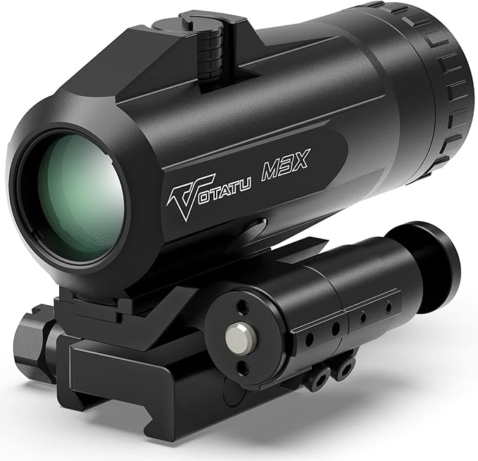 VOTATU M3X Red Dot Magnifier, 3X Red Dot Sight Magnifier Optics with