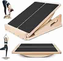 Strixorn 2-in-1 Schrägbrett & Balance Board - Verstellbarer Wadendehner Für Erwachsene