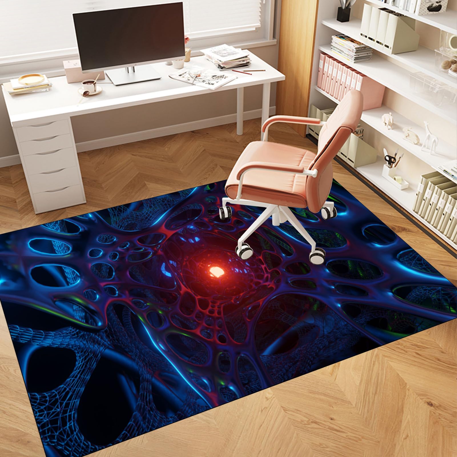 Tappetino Protettivo Per Pavimenti PLMM 80x120 Cm – Antiscivolo, Per Sedia Da Ufficio E Gaming, Protegge Da Graffi, Adatto A Legno E Piastrelle