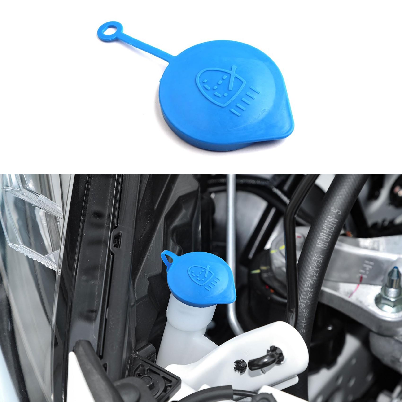 Windshield Washer Fluid Reservoir Cap Windshield Washer Bottle Cap Small Ring Lid Cover 38513-SB0-961 Car Parts Wiper Fluid