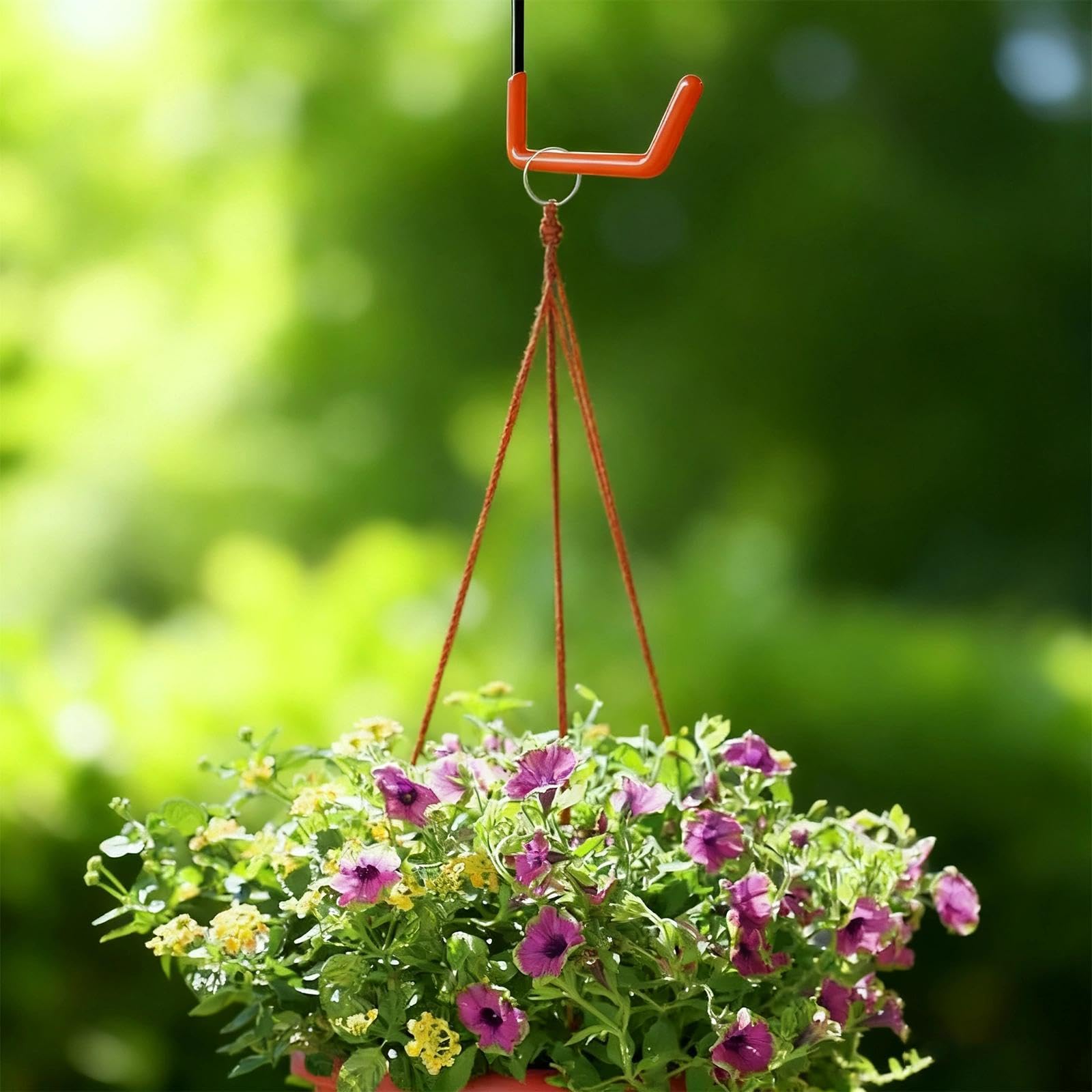 DEANKEJI 4 Piezas de Ganchos en S Ganchos, Adecuados para Cuelga Bicis Pared de Hasta 5 CM de Grosor, Robustos Colgar Bicicletas Pared para Colgar Bicicletas, Macetas y Herramientas de Jardinería