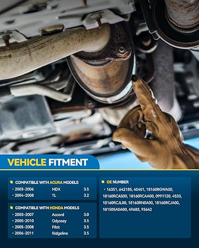 Vista 111 de PHILTOP Convertidor catalítico de alto flujo para Encore 1.4L 2013-2021, Cruze 1.4L 2011-2015, Cruze Limited 1.4L 2016, Sonic 1.4L 2012-2020, Trax