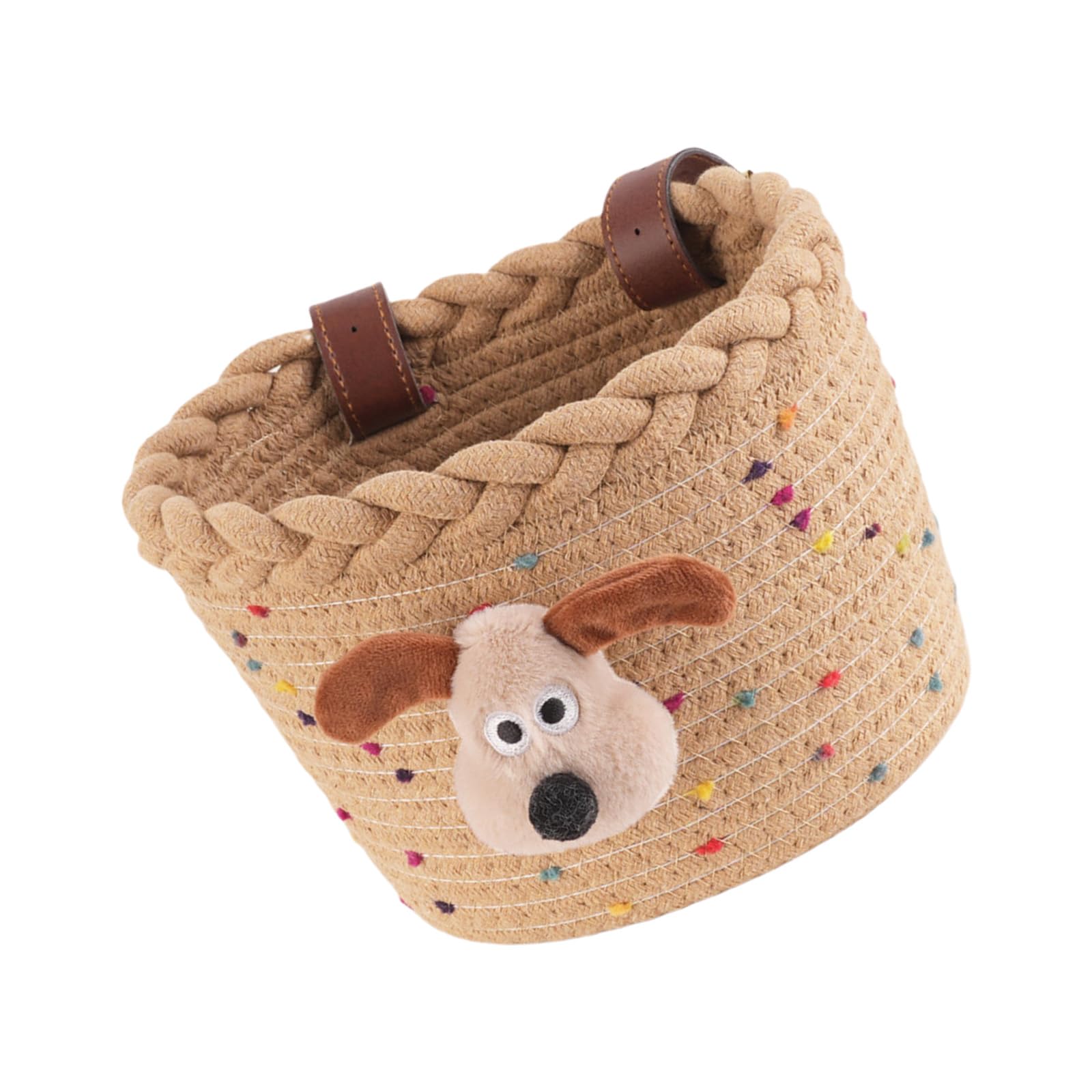 Jazuaiao Kids Bike Basket Front Decoration Child Scooters Front Storage Panniers Baskets for Mountain Cycling and Playtimes Easyly Install Bike Basket