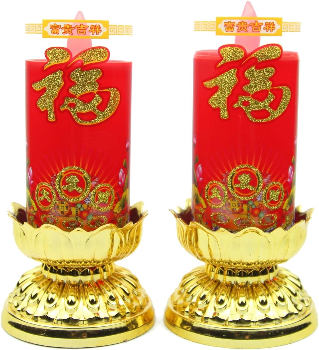 Pair of Good Luck Candles
