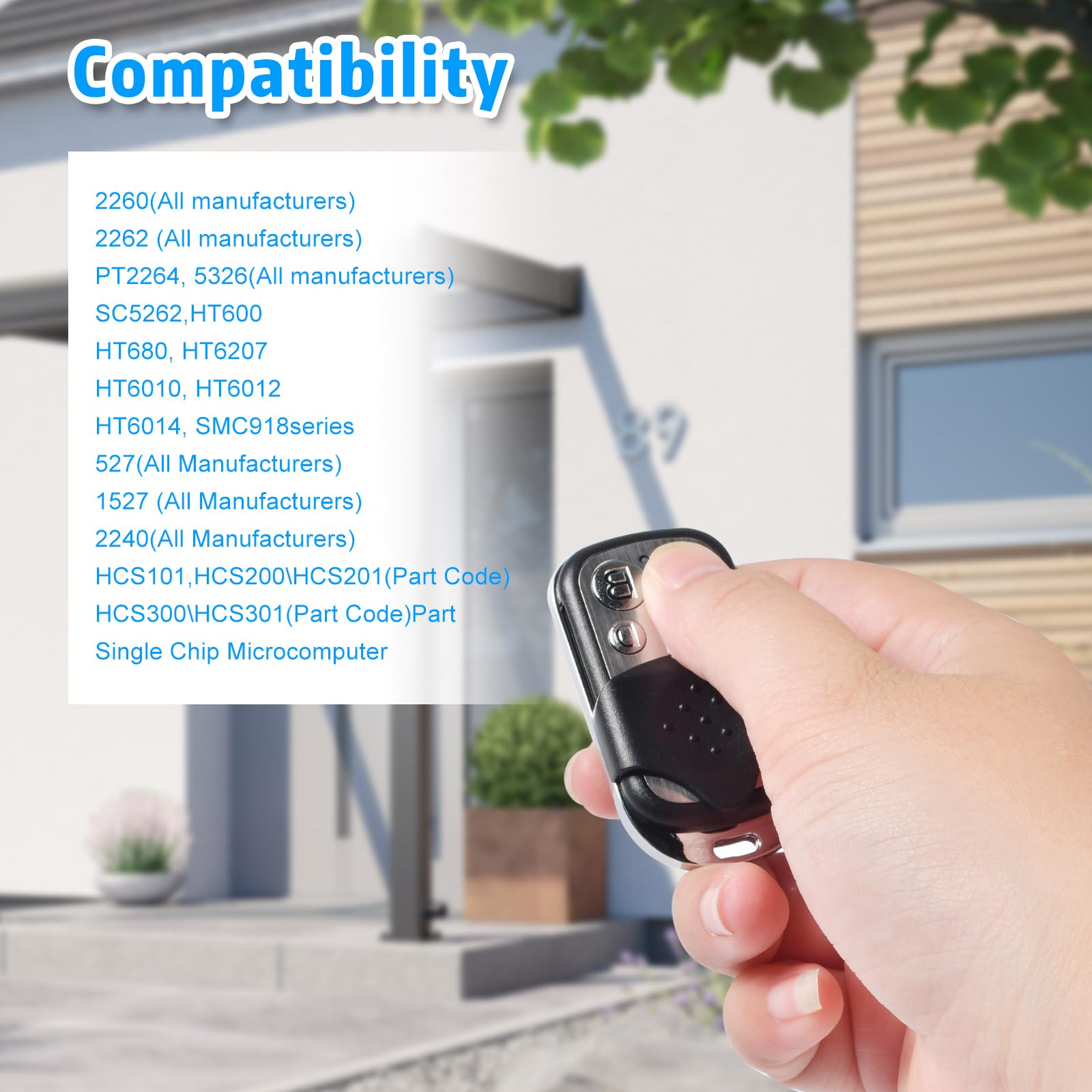 Telecomando Universale Cancello - 433.92 MHz, Autoapprendente, Codice Fisso - Foto 14