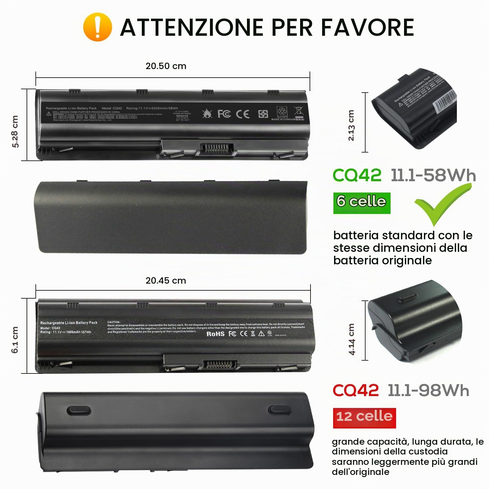 ASUNCELL Batteria per laptop per HP COMPAQ Presario CQ32 CQ42 CQ56 CQ62 CQ72 Pavilion DV5-2000 DV6-3000 DV6-6000 DV7-1400 DV7-5000 G6 G7 DV7-6000 593553-001 593554-001 593562-001 MU06 MU09 636631-001