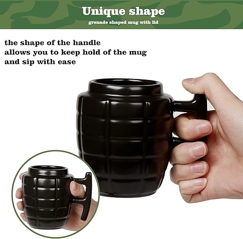 Miniatura 2 de Loobuu Taza de café de cerámica de moda taza de café especial fresca 3D diseño de granada fresca taza de té de café duradera atractivas regalos de