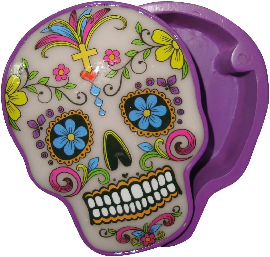 Boxer Gifts STASH BOX CANDY SKULL-WHITE, One