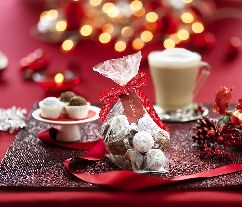 ALIBBON 7 rollos de cinta de grogrén para árbol de Navidad de 35 yardas de 3/8 pulgadas, cintas de grogrén para manualidades, decoración de Navidad, cintas de cuadros rojos y verdes para envolver
