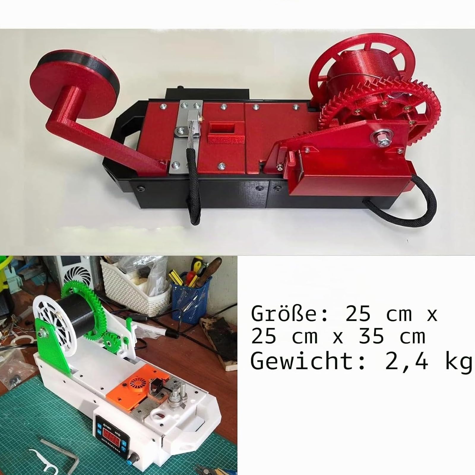 Stampante 3d, Estrusore Di Filamento, Macchina Per La Produzione Di Filamento Da Tavolo, Controllo Digitale Della Temperatura, Possibilità Di Riciclo Per Famiglie E Appassionati Del Fai-da-te.