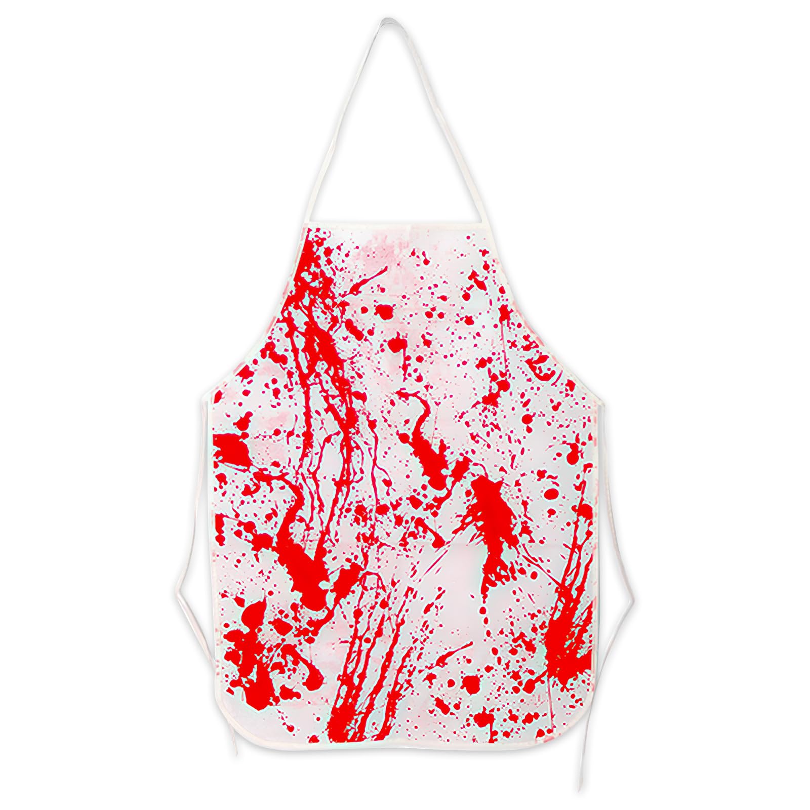 HFMYGS Halloween Bloody Apron, Blood Splatter Apron Costume, Blood Scary Novelty Costume Splatter Butcher, Horror Butcher Outfit for Party Stage Performance and Themed Events