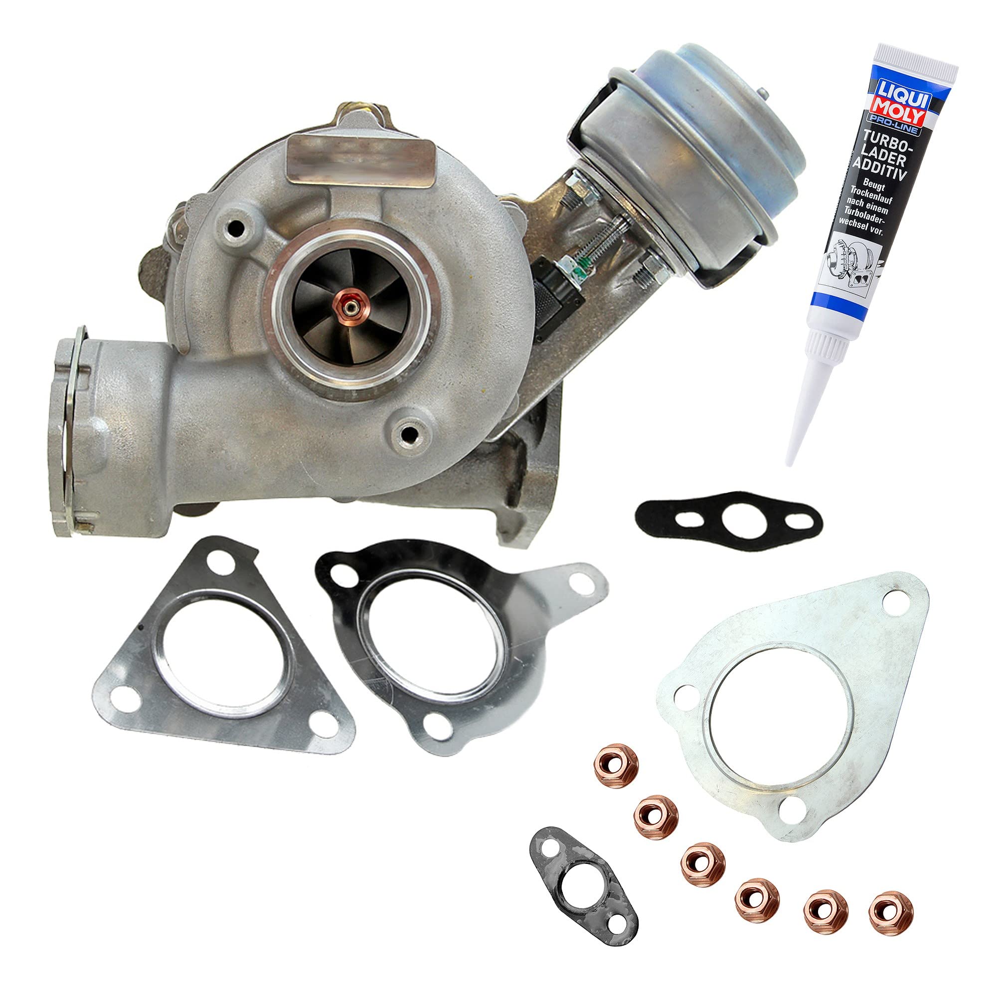ATEC Germany 1x Turbocompressore, incl. kit di montaggio, 1x Additivo | Compatibile con: AUDI A4 B6, A4 B6 Avant, A4 B7, A4 B7 Avant, A4 B7 Cabriolet, A6 C5, A6 C5 Avant, A6 C6, A6 C6 Avant