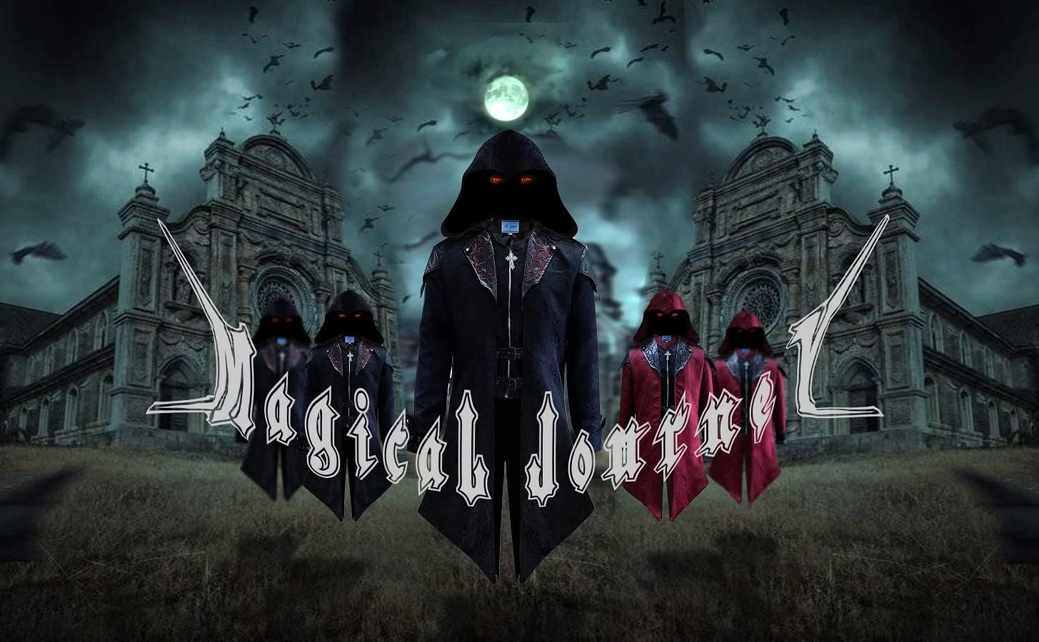 Men's Steampunk Tailcoat Jacket Gothic Stage Uniform Halloween Costume - Image 7