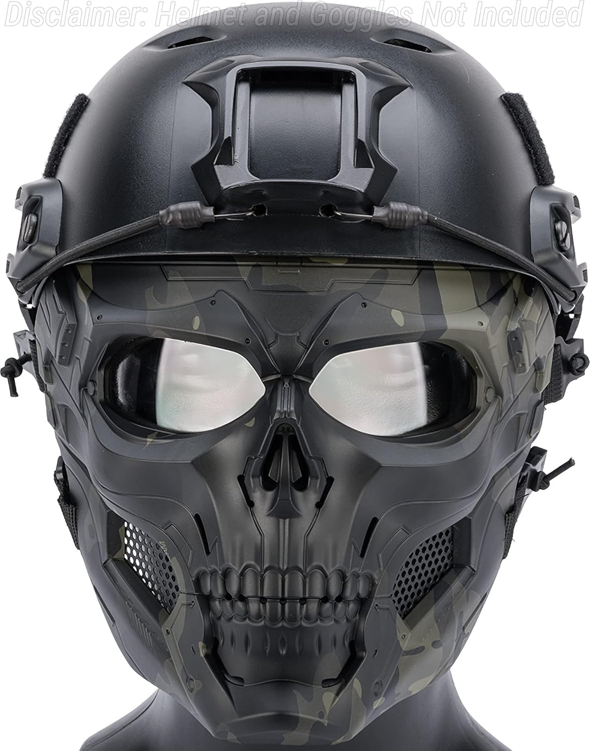 Evike Airsoft - Matrix Skull Messenger Face Pro (Color: Multicam Black)