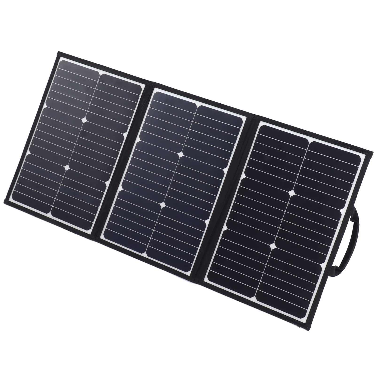 Kit de cargador de panel solar portátil de 60 W, impermeable, plegable, para camping, exterior, 3 enchufes, 18 V