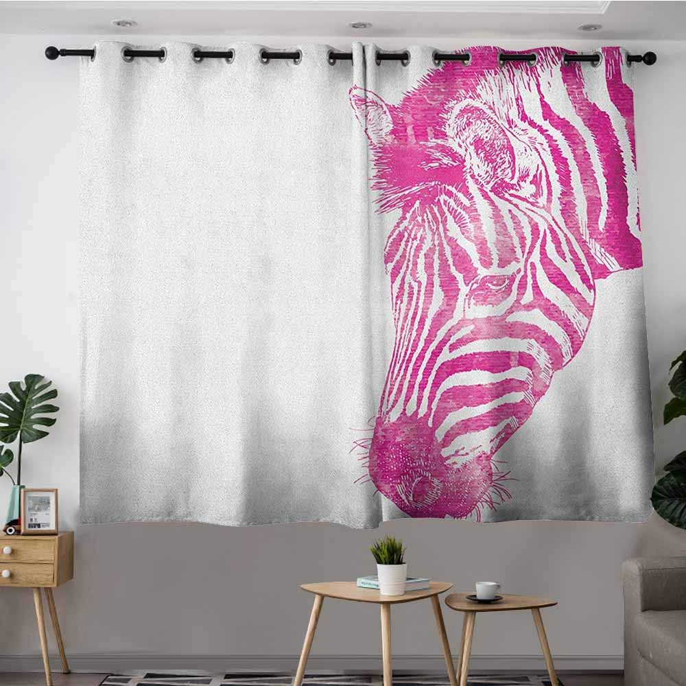 Zebra Print Beaded Curtains Curtains & Drapes 2023