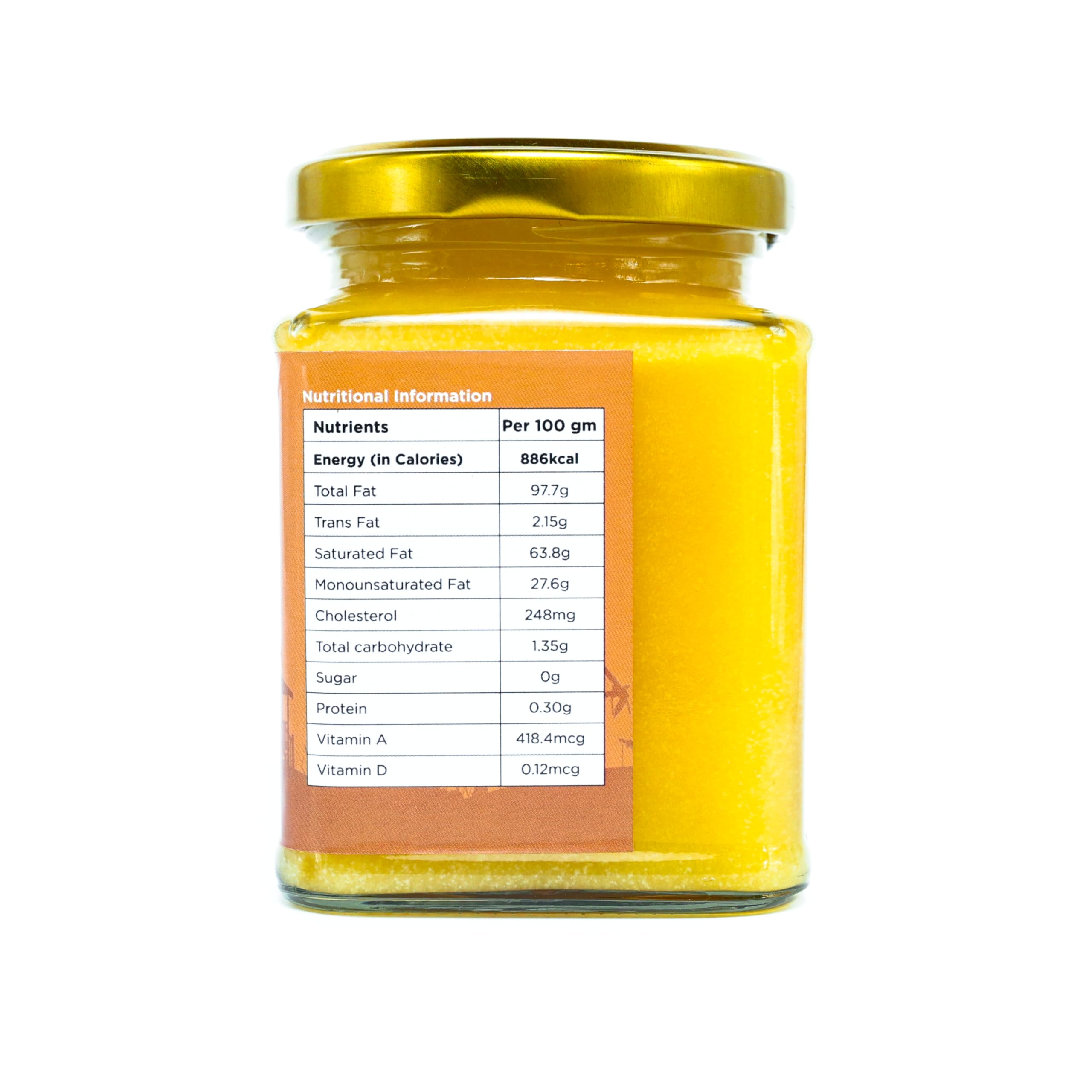 Saguna Baug Farm Fresh Pure A2 Sahiwal Cow Ghee - 250gm by Vedic Bilona Method, Non GMO 1