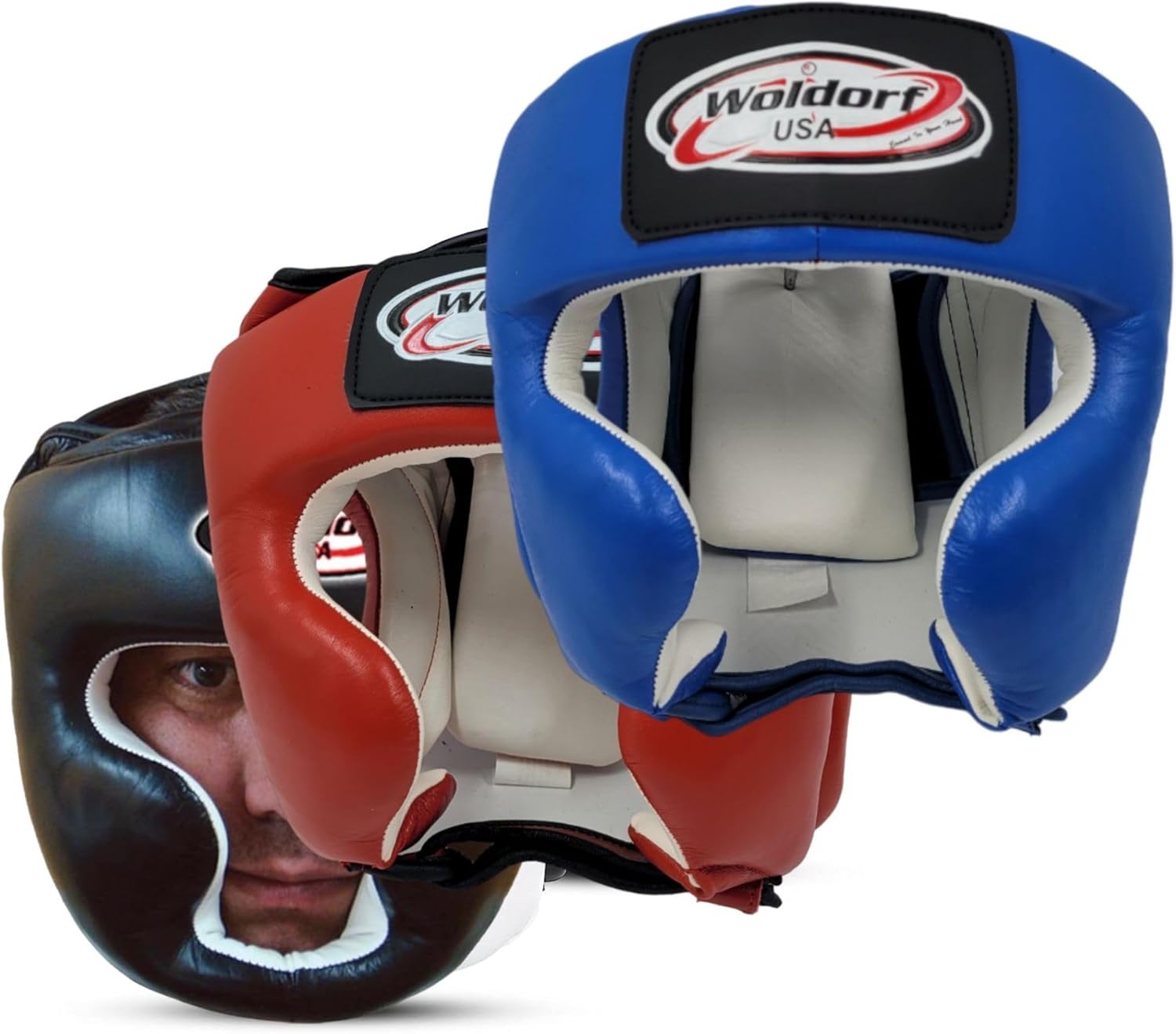 Traditional Head Gear in Leather Heavy Padded