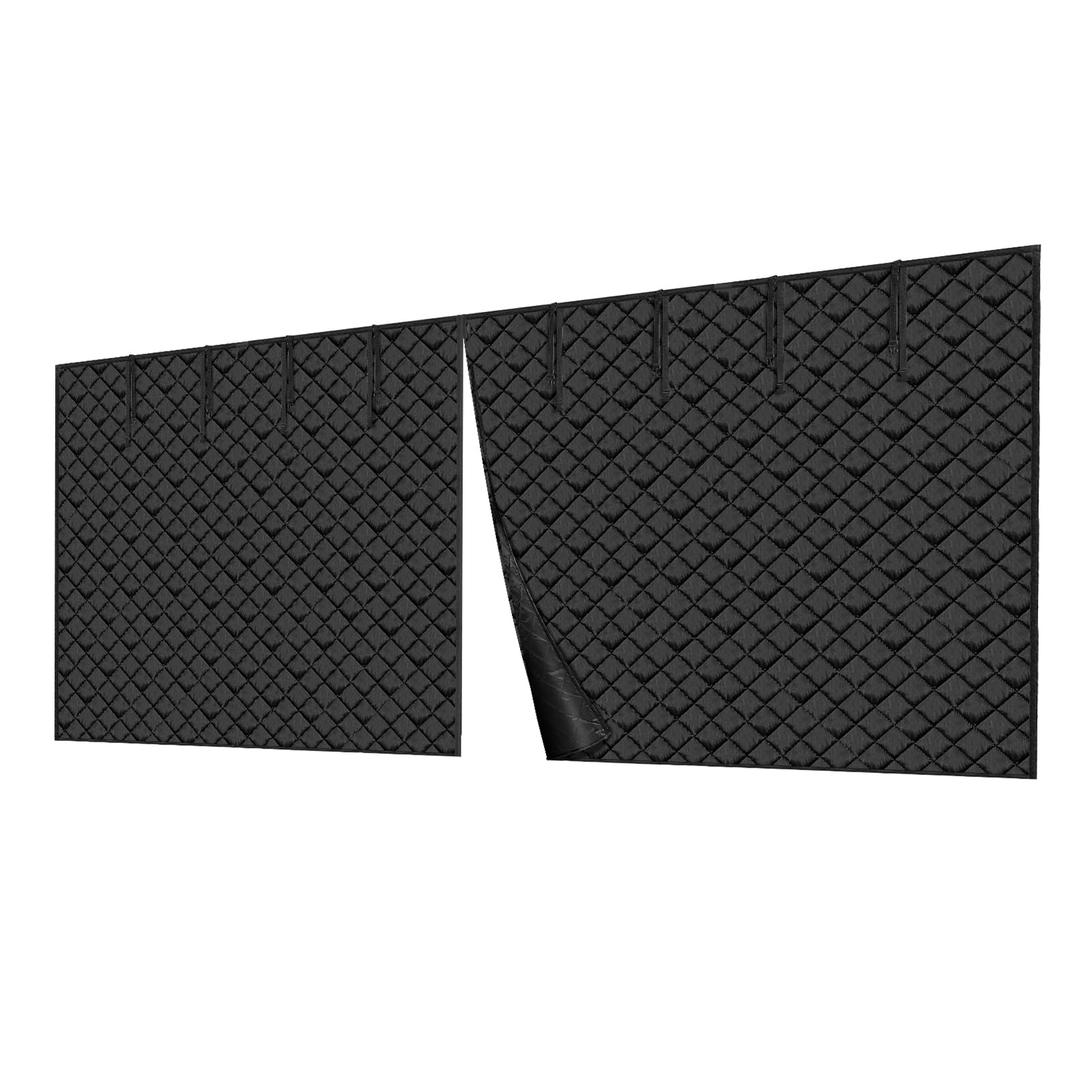 VEVOR Kit di isolamento termico magnetico per porte del garage, per l'inverno, 40,6 x 2,8 m, copertura magnetica per 2 auto (impermeabile, antivento e insonorizzato)