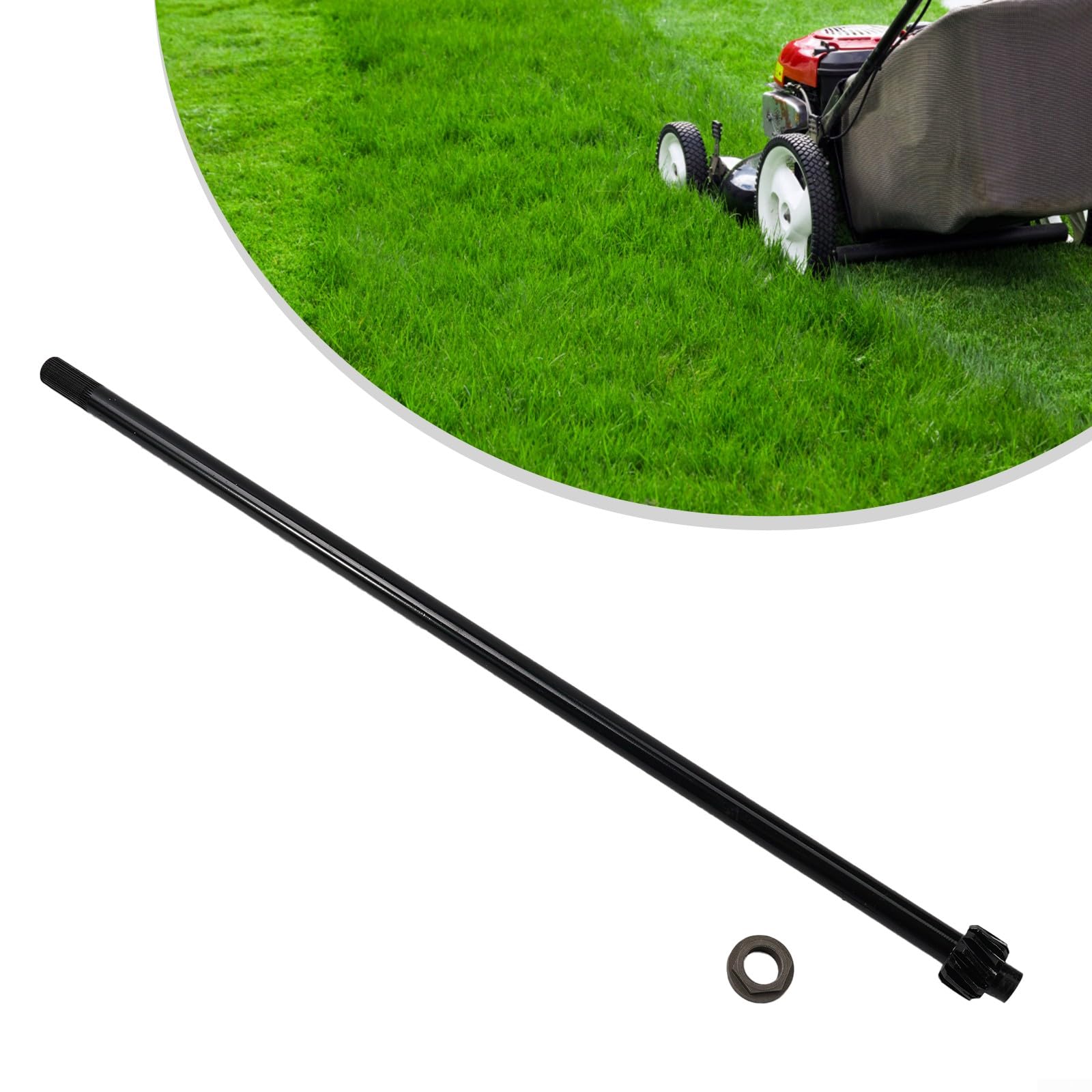 Eje de dirección y buje para cortacésped, kit de eje de barra de dirección compatible con 753-04517 738-0919A 76-044 941-04124 738-0919B