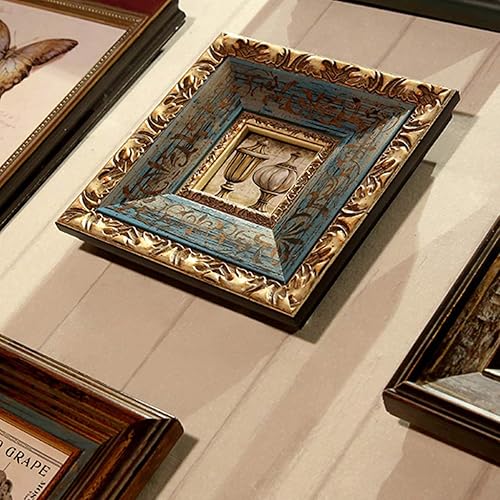 Miniatura 6 de Juego de 8 marcos de fotos de collage de pared negros para el hogar, marco de fotos familiar para collage de pared, grandes tamaños diferentes para