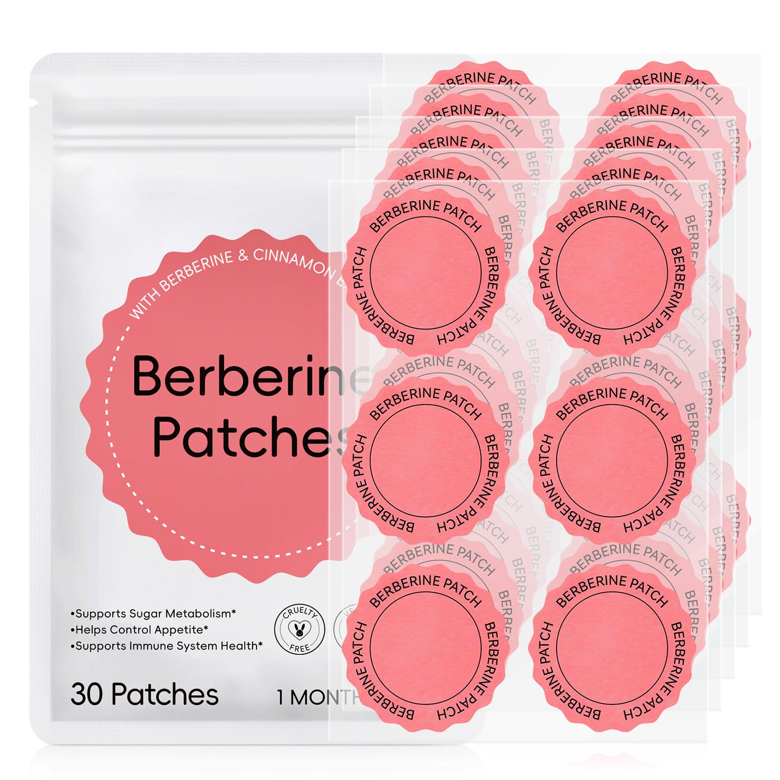 Berberine Patches – Berberine & Cinnamon Extract Body Patches