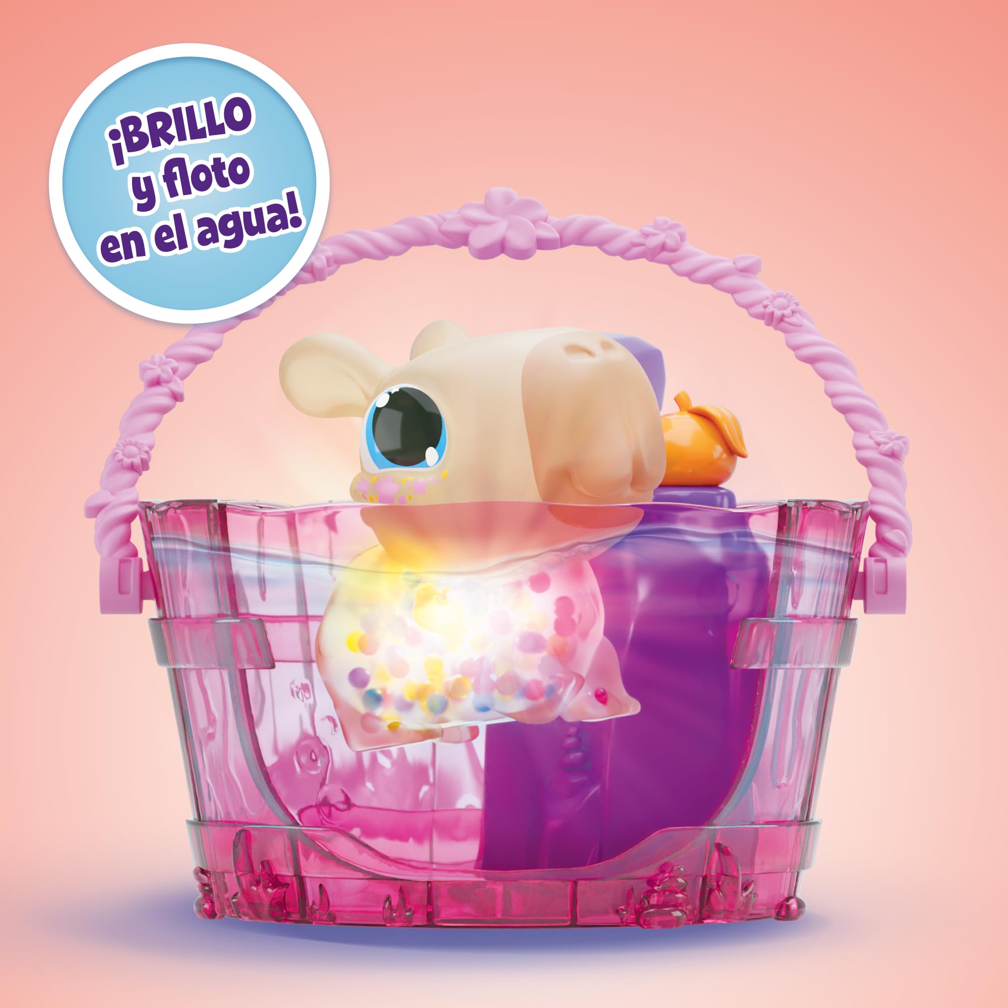 Bizak Animagic Capibara SPA Time, Playset Balnerario, Baña y relaja a tu Capibara interactiva, Cuerpo blandito y Suave (64554415)