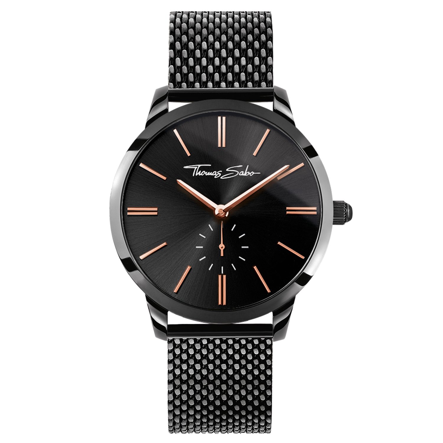 Thomas Sabo Women Watch Glam Spirit Black Analogue Quartz Stainless Steel WA0277-202-203-33