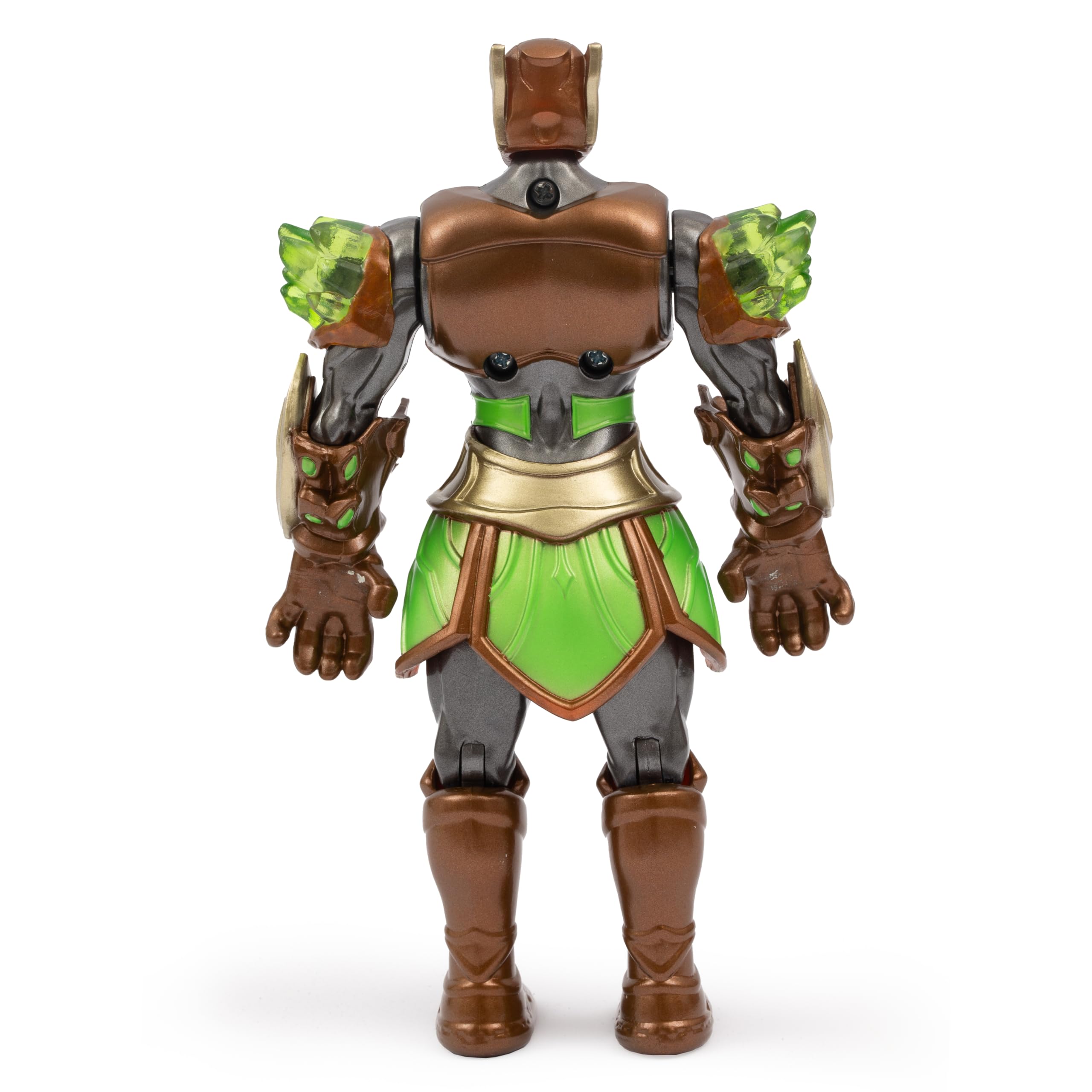 Figura Gormiti Rockard De 15 Cm Con Función De Ataque Giratorio – 9 Puntos De Articulación – Modelo Tierra