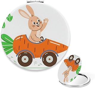 Compact Magnifying Mirror, Funny Bunny Travel...