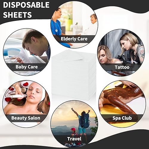 Miniatura 5 de 100 piezas de sábanas desechables, sábanas de tela no tejida para spa, impermeables, para mesa de masaje, a prueba de aceite, para viajes, spa,