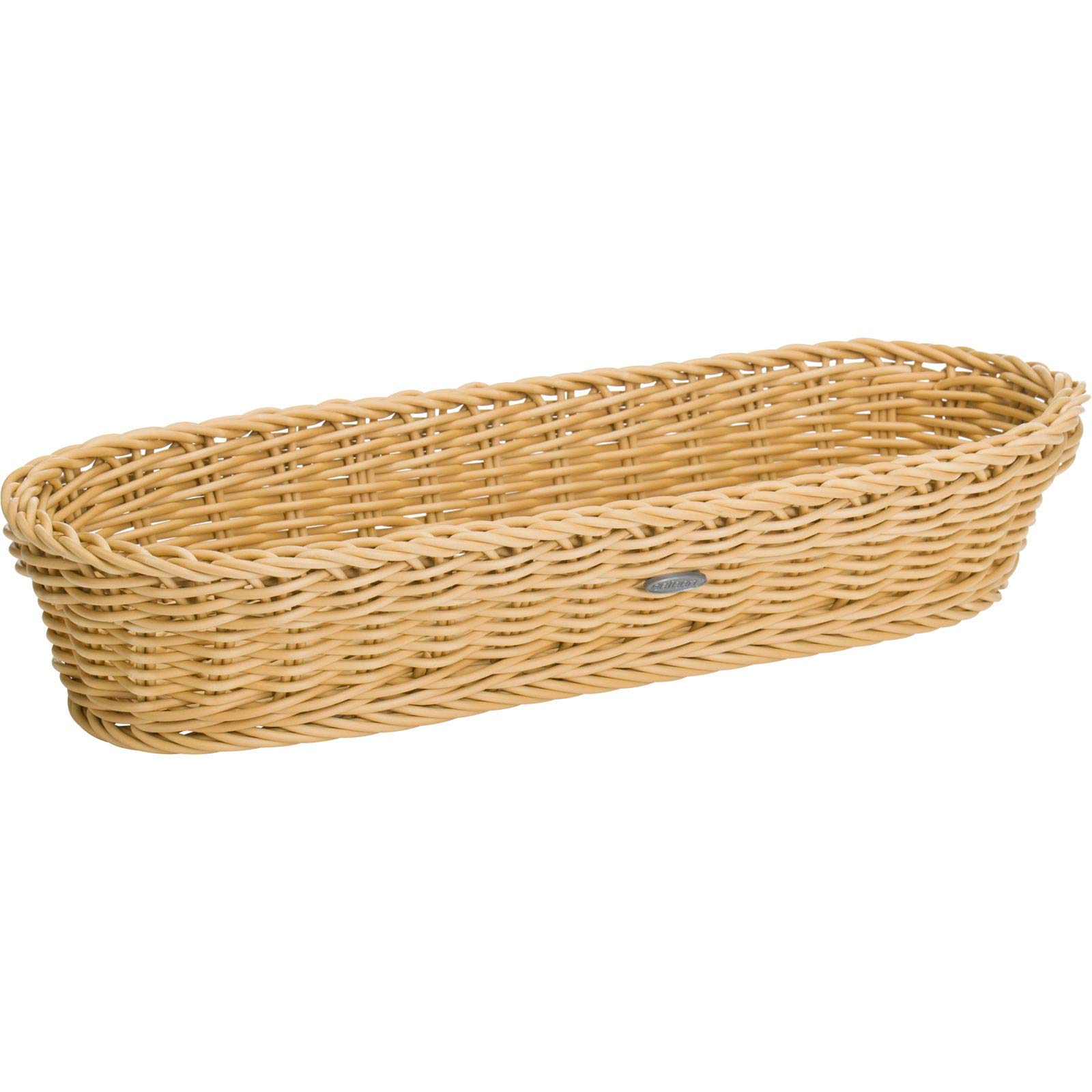 Westmark Cesta Multiuso per Baguette, Adatta per Hotel e Ristorazione, Ovale, ca. 40 x 16 x 8 cm, Fibra Sintetica, Saleen Edition, Beige Chiaro, 02051730101