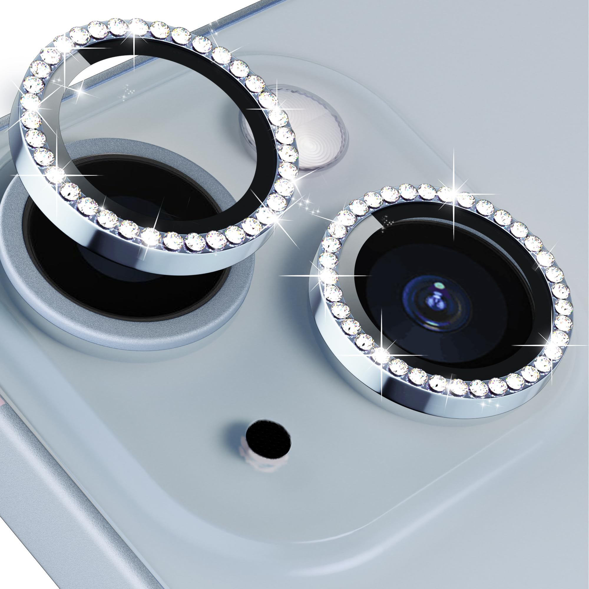 Protezione Fotocamera Iphone 14 Pro Protezione Obiettivo Fotocamera In Vetro Temperato 9H Per IPhone 15, 14, 13, 12 Pro Max - Chiara, Anti-Graffio, Facile Da Montare Protettore Obiettivo IPhone 14 Pro - Foto 3