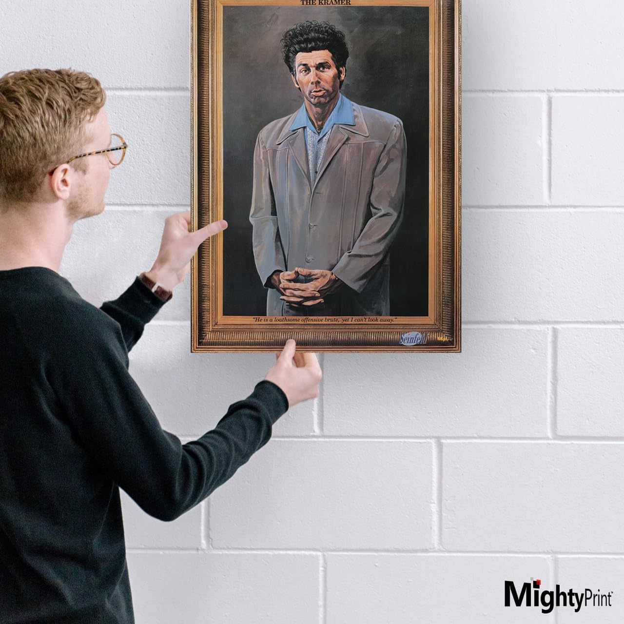 MIGHTYPRINT Seinfeld – The Kramer Painting Inspired Print - Durable 17” x 24 Wall Art – NOT Made of Paper – Officially Licensed Collectible MP17240910