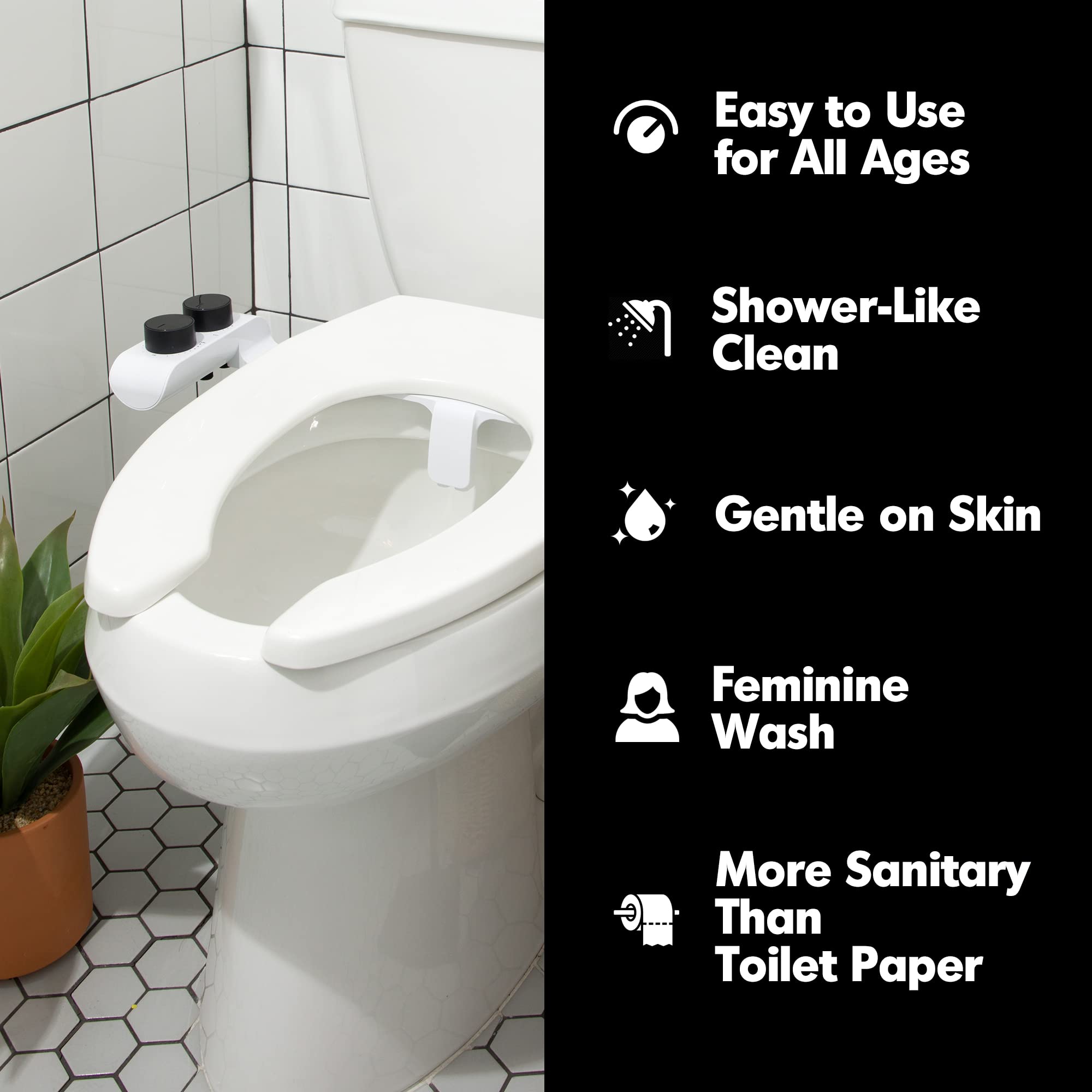 Buy Warm Water Bidet Attachment for Toilet With Temperature and