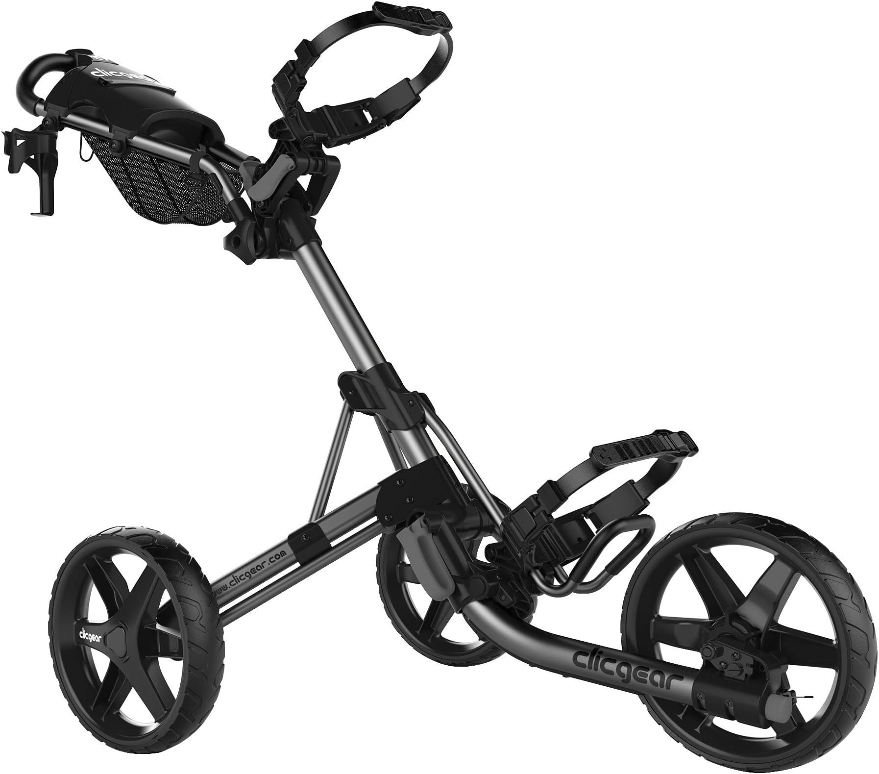 Clicgear Model 4.0 Golf Push Cart, 3-Wheel Foldable Walking Golf Cart