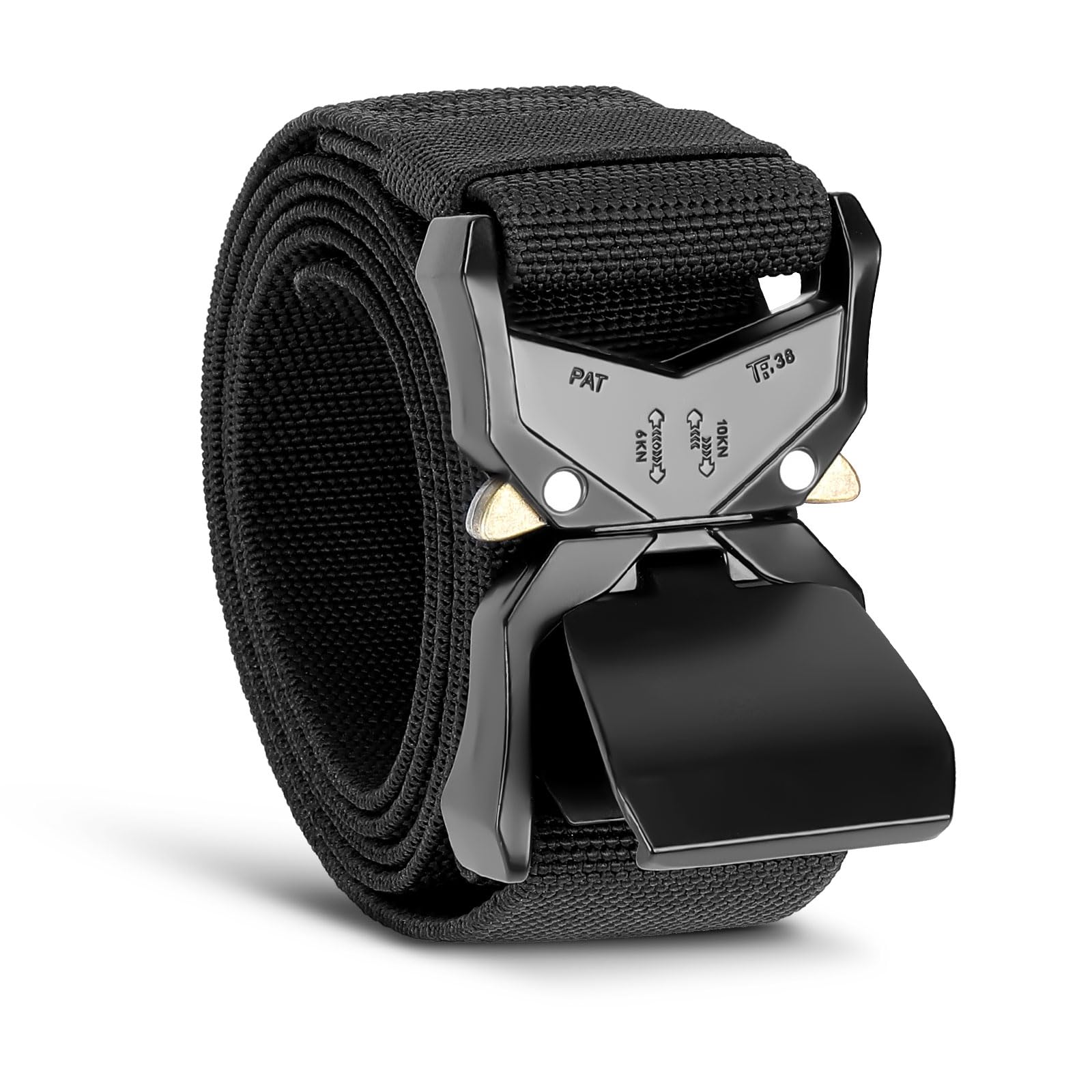 Jane Luxury Tactical Belt Men Adjustable Military: Men's Belts 1000D nylon wear-resistant material