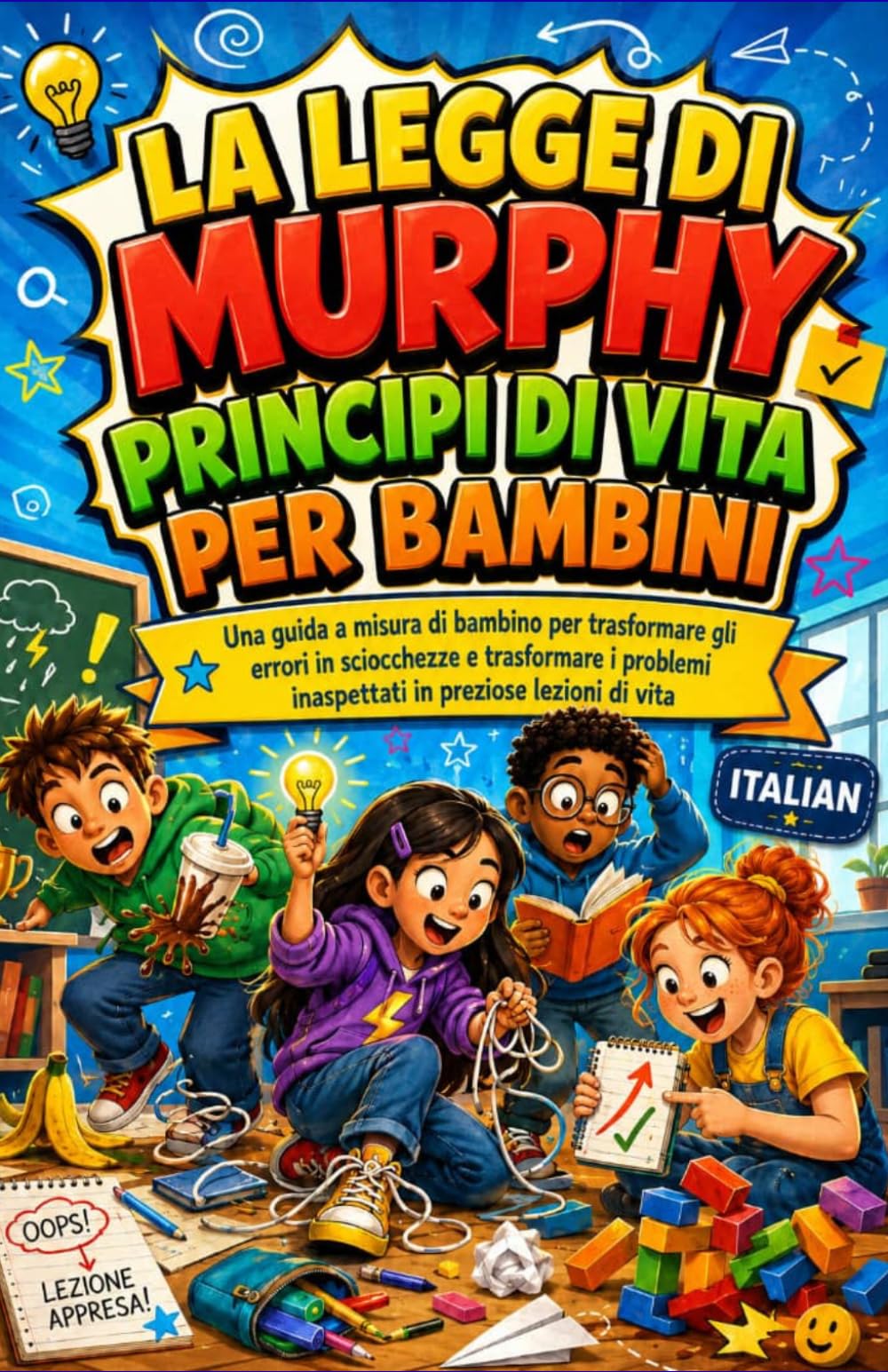 LA LEGGE DI MURPHY PRINCIPI DI VITA PER BAMBINI: Una guida a misura di bambino per trasformare gli errori in sciocchezze e trasformare i problemi inaspettati in preziose lezioni di vita
