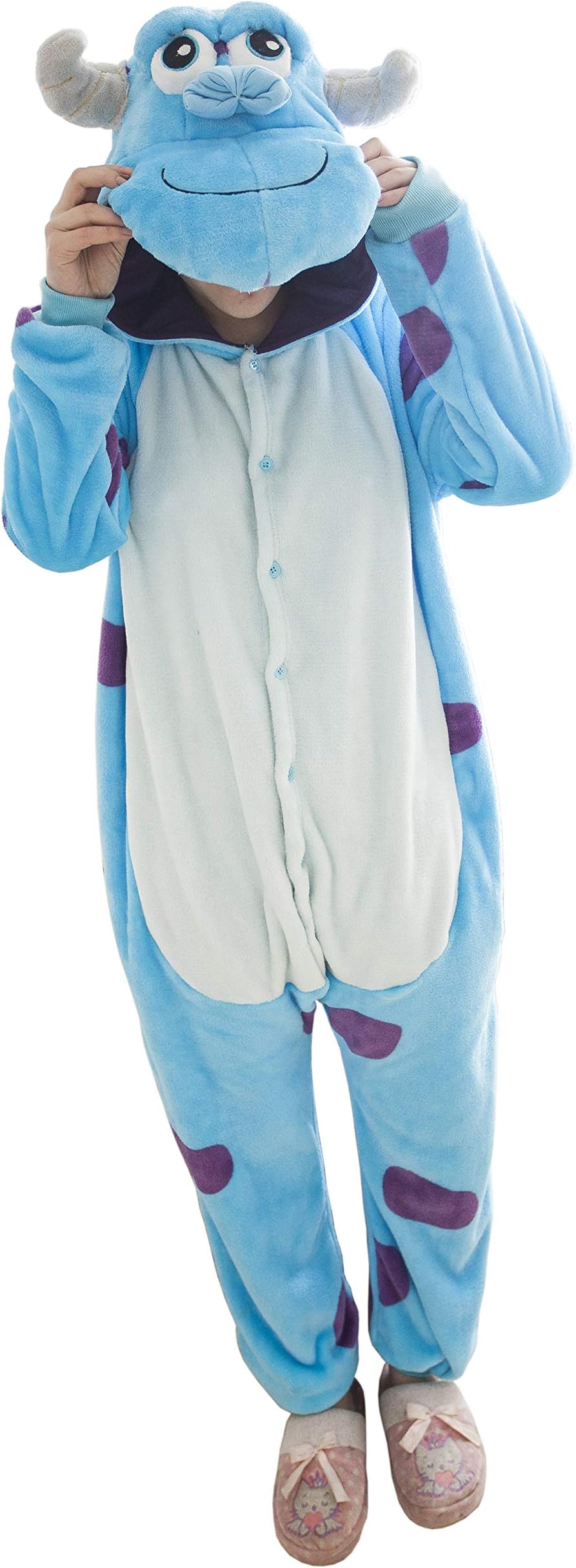 Adult Onesie Animal Pajamas Unisex Halloween Cosplay Costume Loungewear