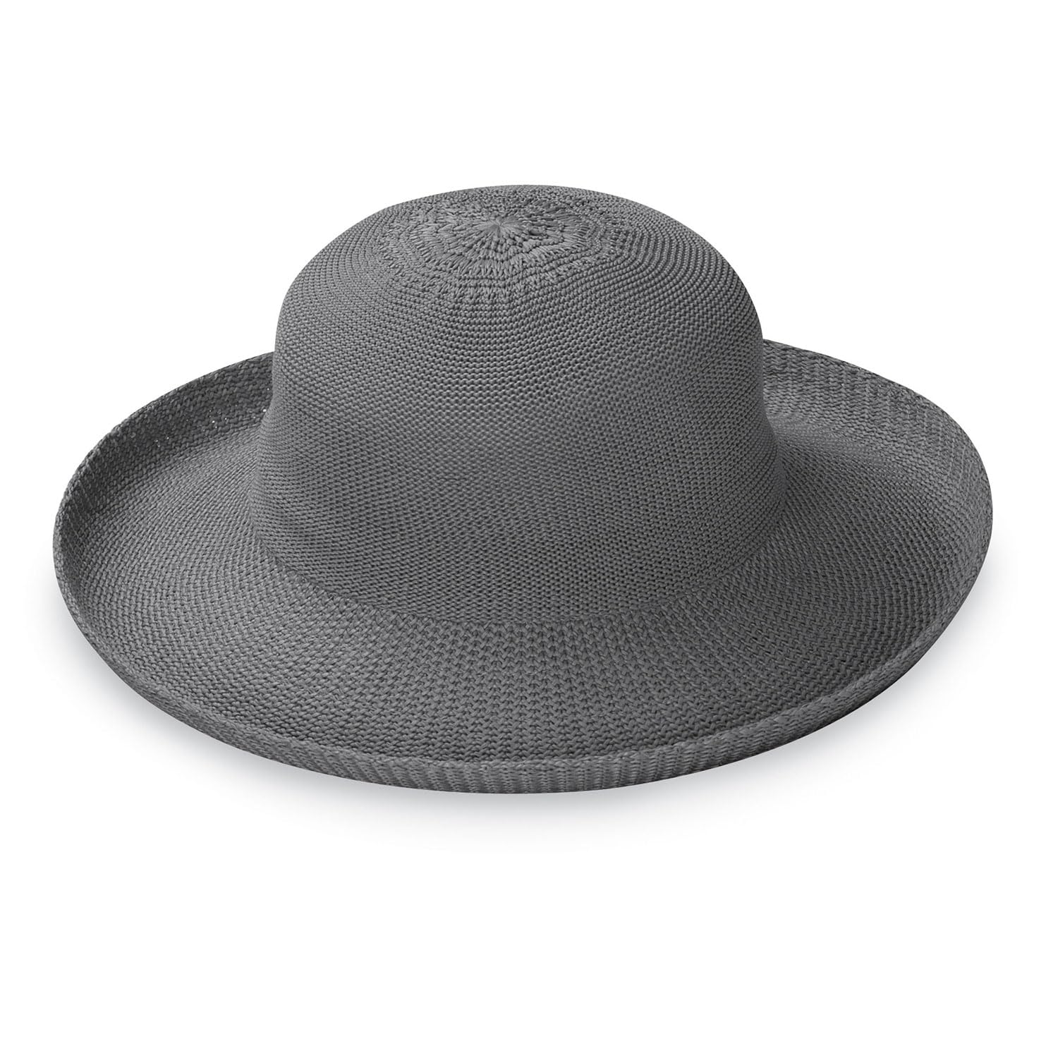 Wallaroo Hat Company Women's Grey ’S Victoria Sun Hat – Ultra Lightweight, Packable, Broad Brim, Modern Style, Designed In Australia,