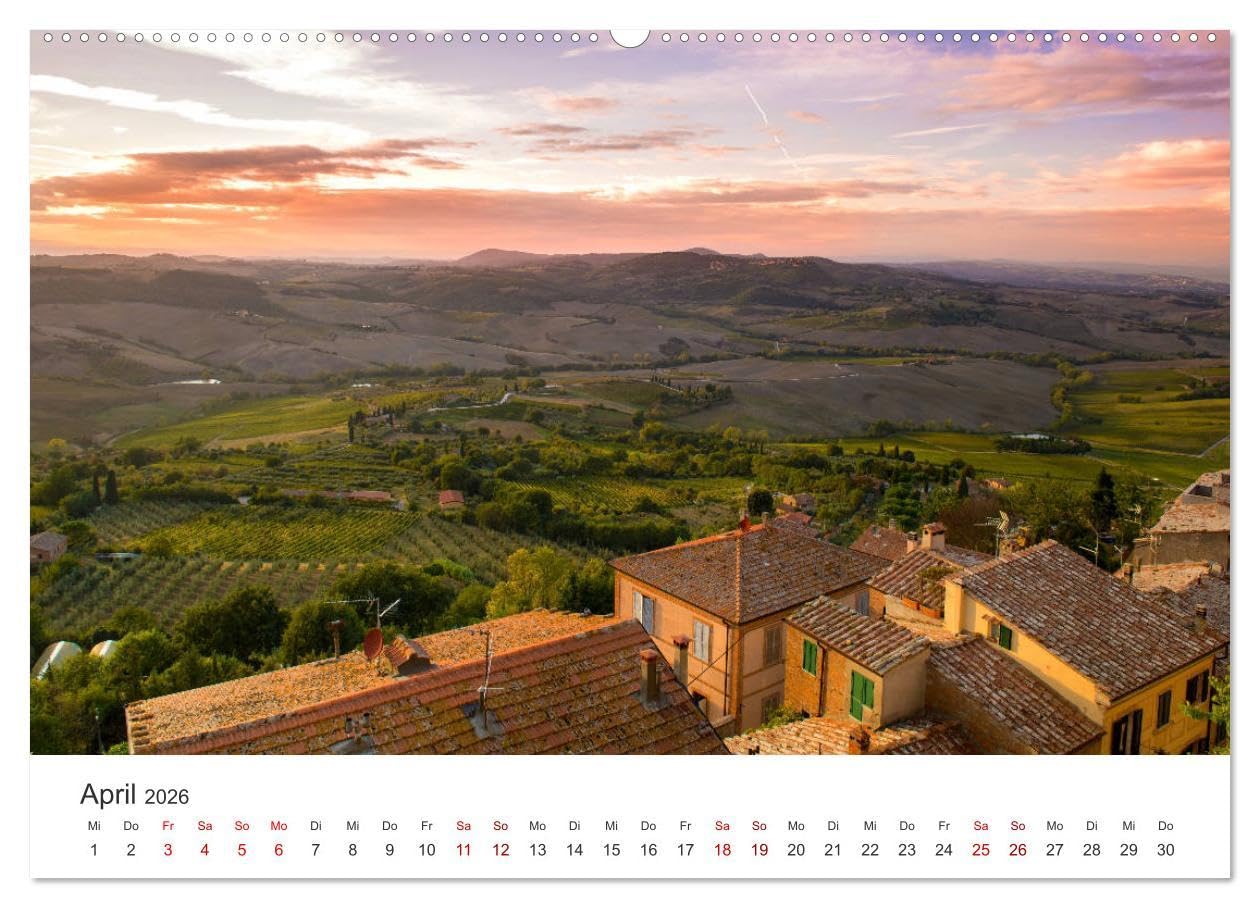 Italien - Eine Reise durch das traumhafte Italien. (hochwertiger Premium Wandkalender 2026 DIN A2 quer), Kunstdruck in Hochglanz: Eine Traumreise durch Italien. (CALVENDO Orte)