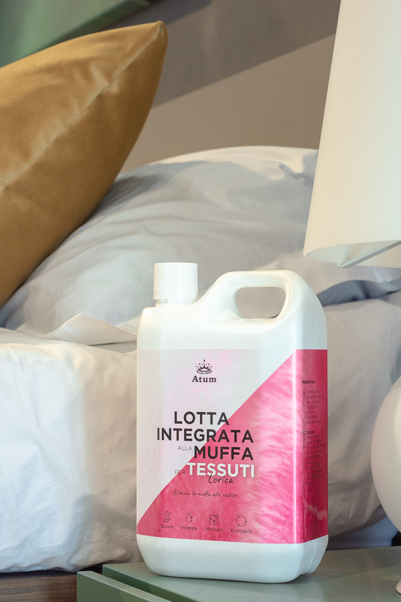 Lorica - Antimoho ecológico para tejidos, ropa, tapicerías (2 L)