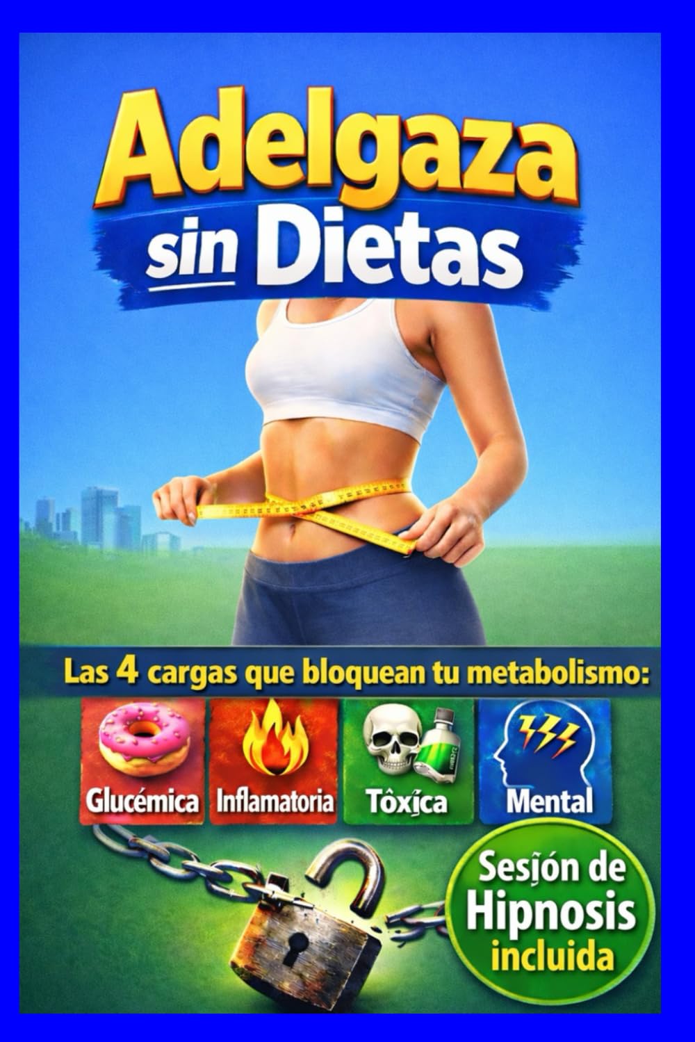 Adelgaza sin dietas: Las 4 cargas que bloquean tu metabolismo, glucémica, inflamatoria, tóxica y mental