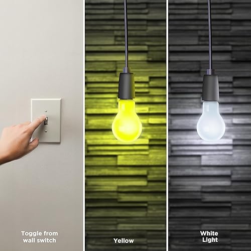 Miniatura 6 de Feit Electric Bombilla LED A19100BUGLED 100W EQ Non DM, color amarillo, paquete de 2