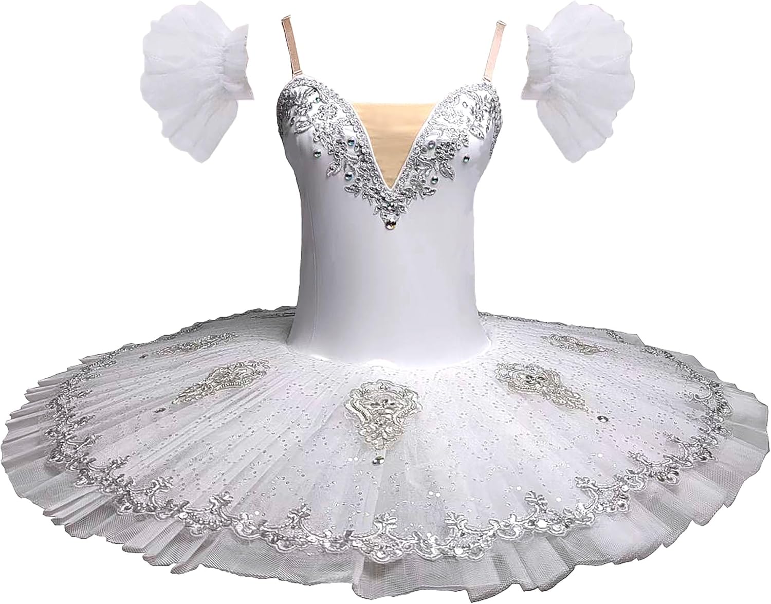 MTPLOP Professional Swan Lake Dance Costumes Womens Ballet Skirt Pancake Tutu Dress