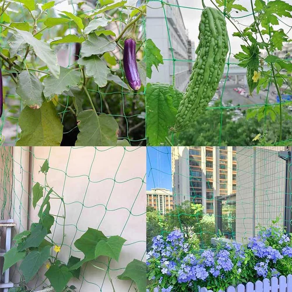 Ranknetz Für Garten 1,5 X 9,2 M – Polyester, Für Kletterpflanzen Wie Gurken, Tomaten, Clematis
